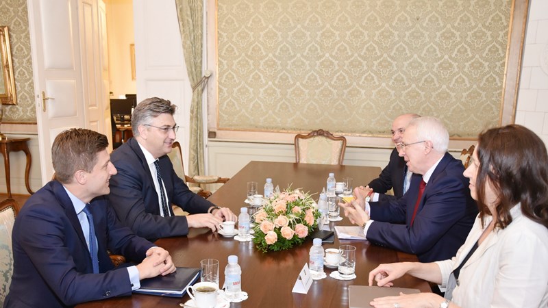 Predsjednik Vlade primio je guvernera Razvojne banke Vijeća Europe